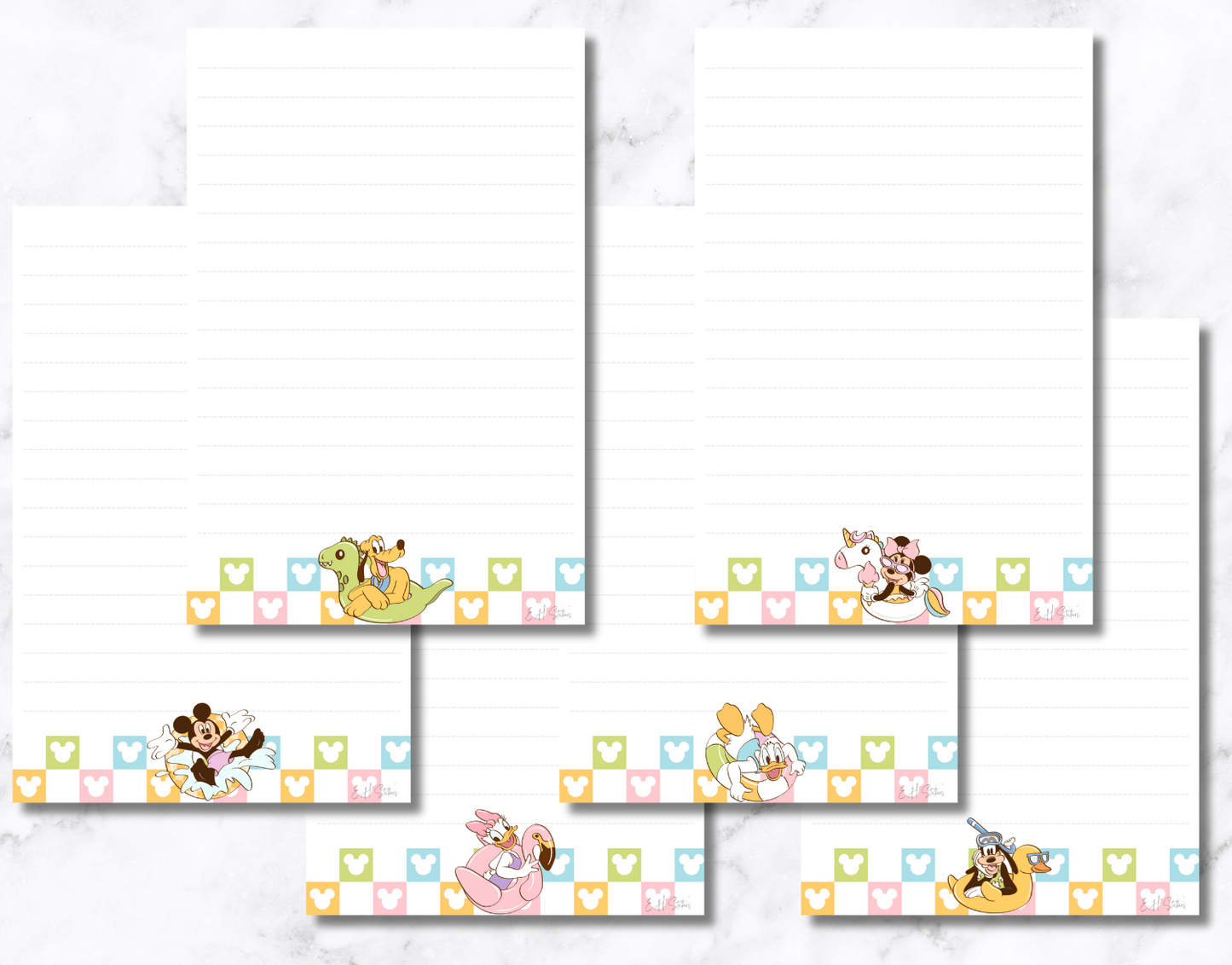 Mouse Gang Summer Notepad