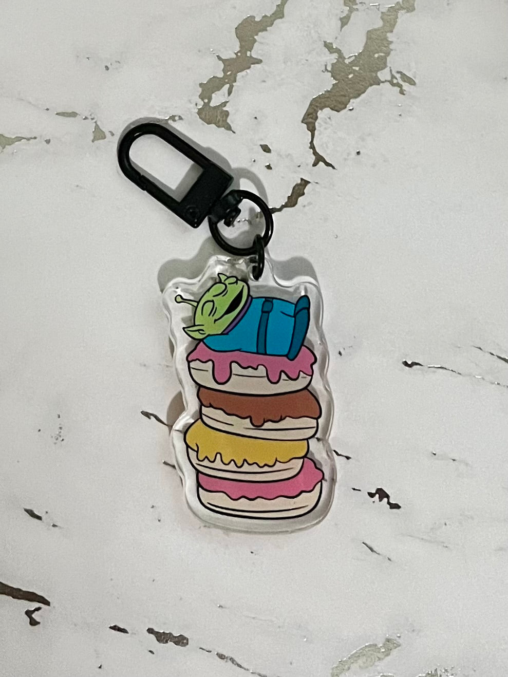 Alien Snacks Acrylic Keychain