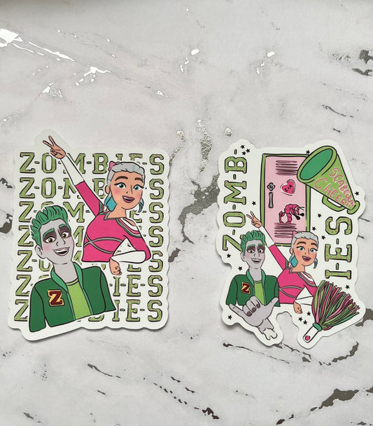 Zombie Waterproof Vinyl Sticker