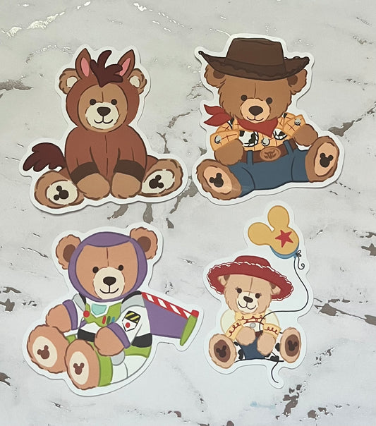Toy Bears Waterproof Vinyl Sticker