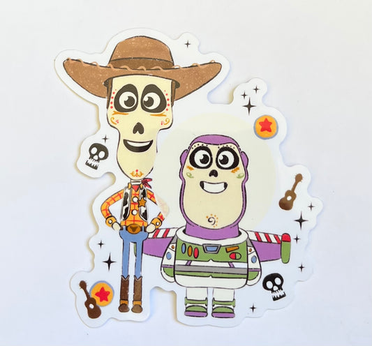 Skull Toys Waterproof Vinyl Sticker
