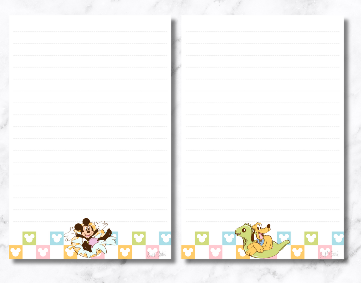 Mouse Gang Summer Notepad