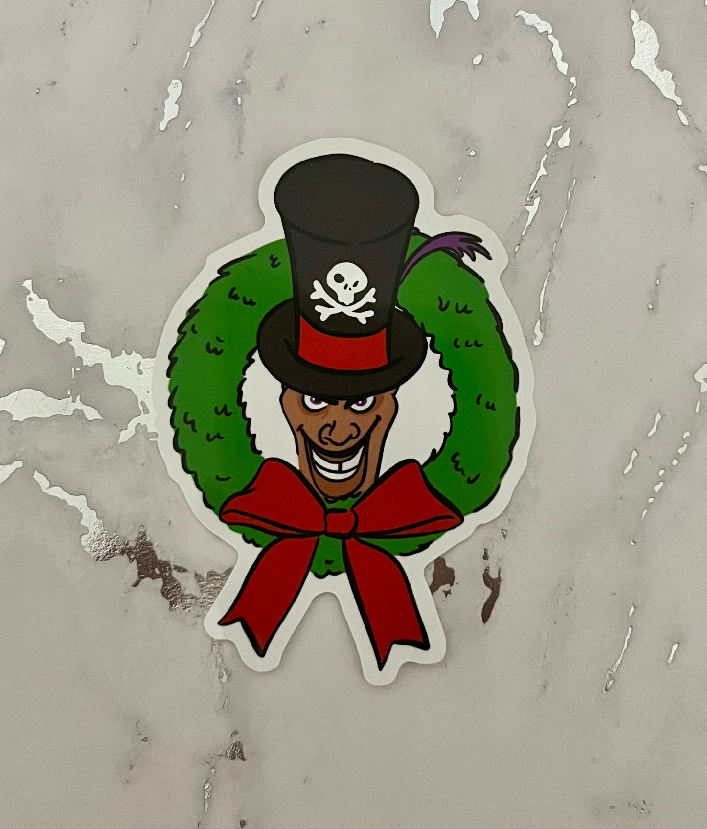 Villain Christmas Waterproof Vinyl Sticker