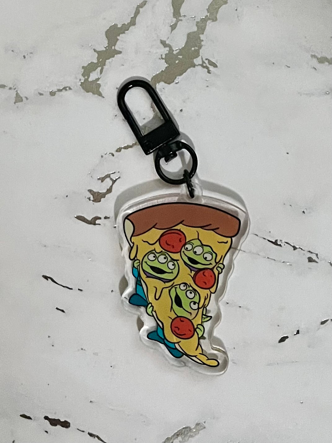 Alien Snacks Acrylic Keychain
