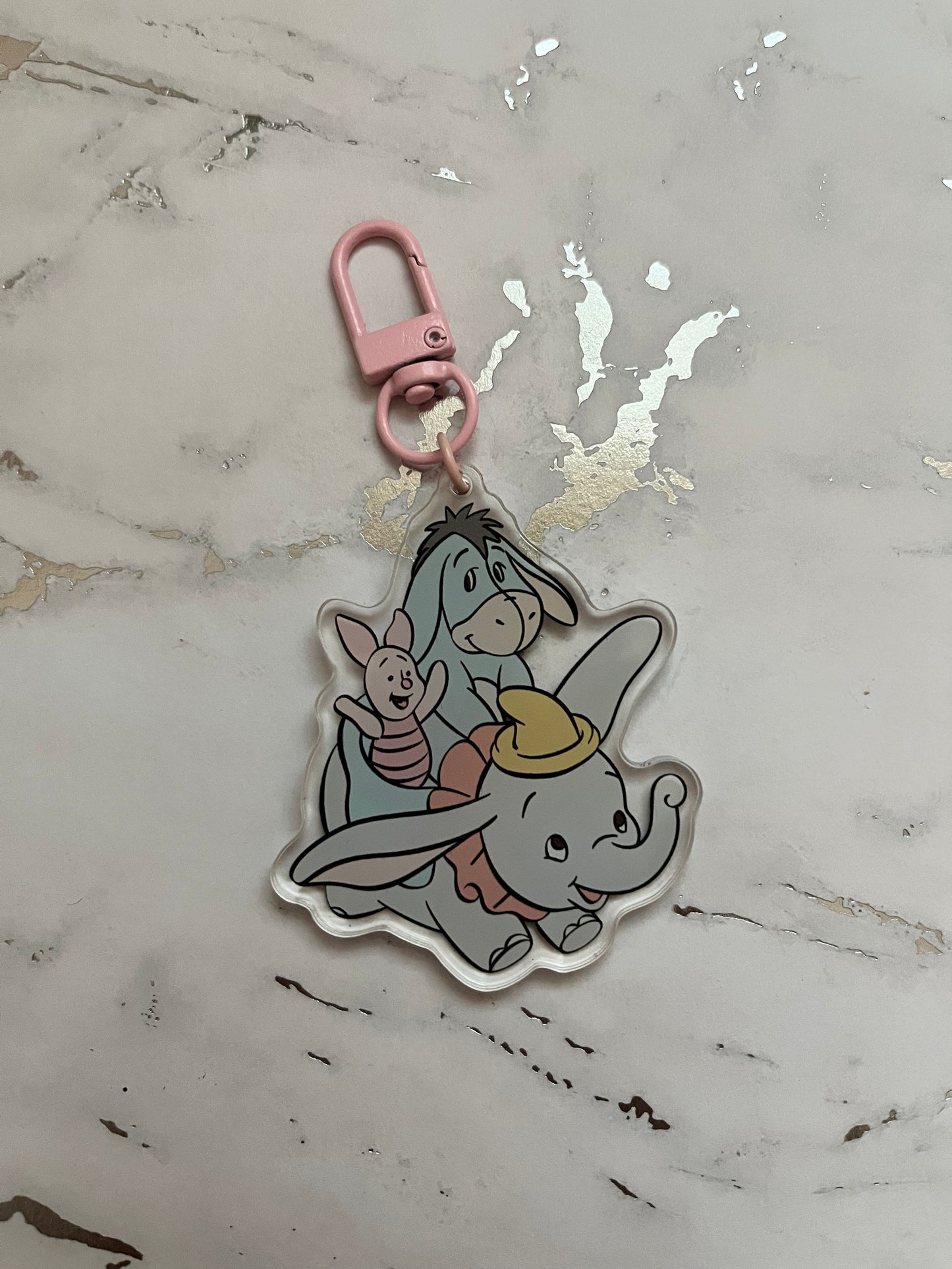 Elephant Ride Acrylic Keychain