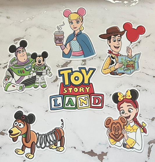 Toys at the Park Waterproof Vinyl Sticker