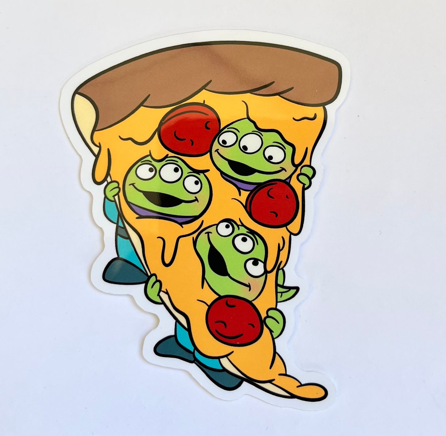 Alien Snacks Waterproof Vinyl Sticker