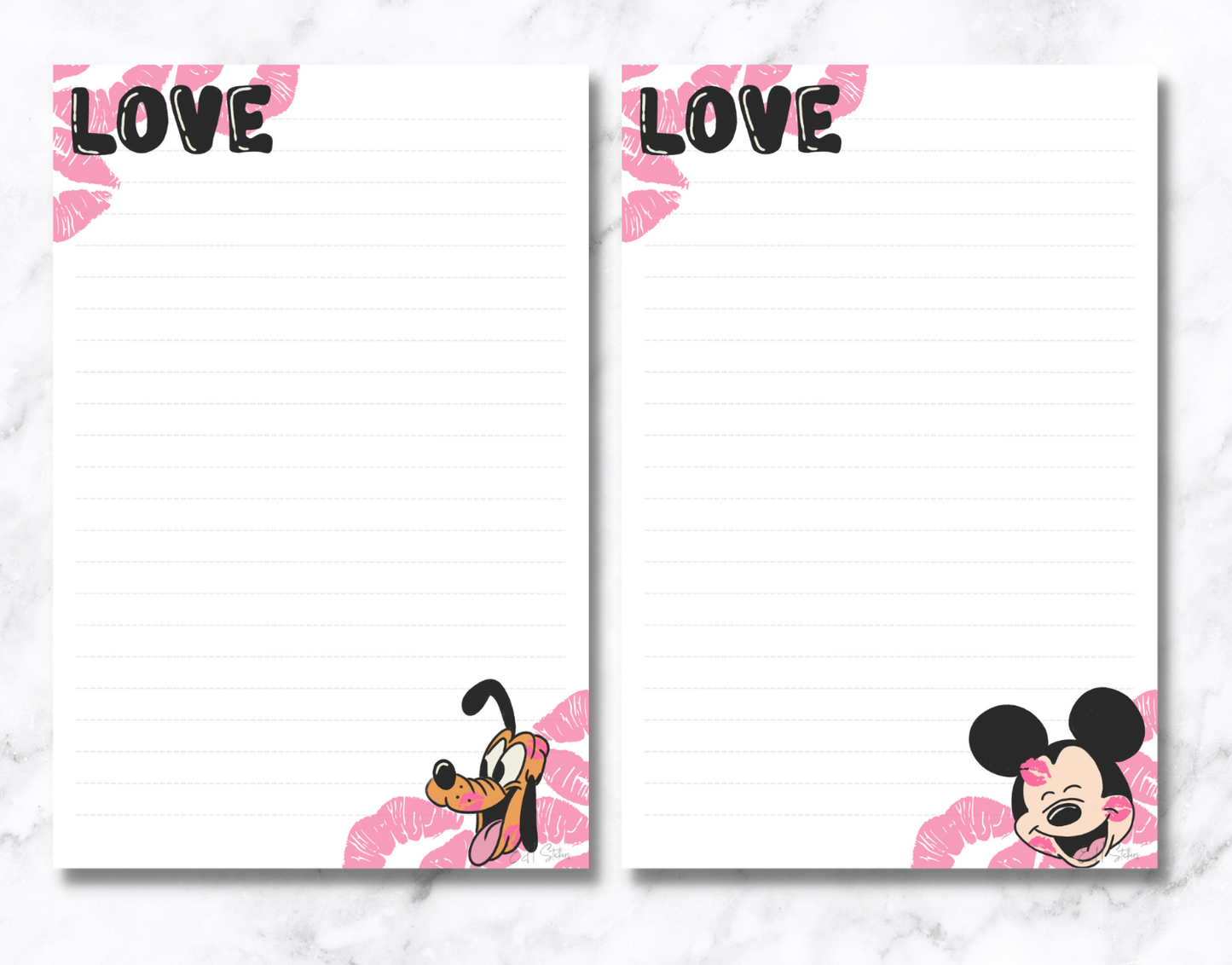 Kiss Kiss Notepad