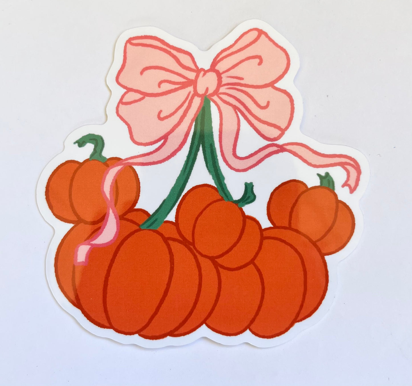 Magic Pumpkin Cherries Waterproof Vinyl Sticker