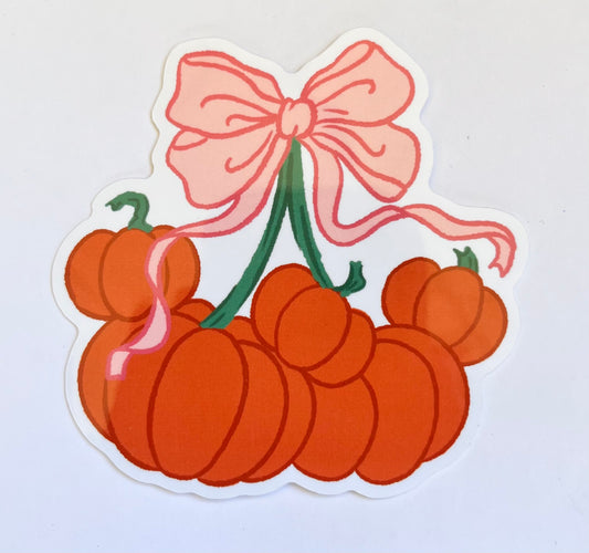 Magic Pumpkin Cherries Waterproof Vinyl Sticker