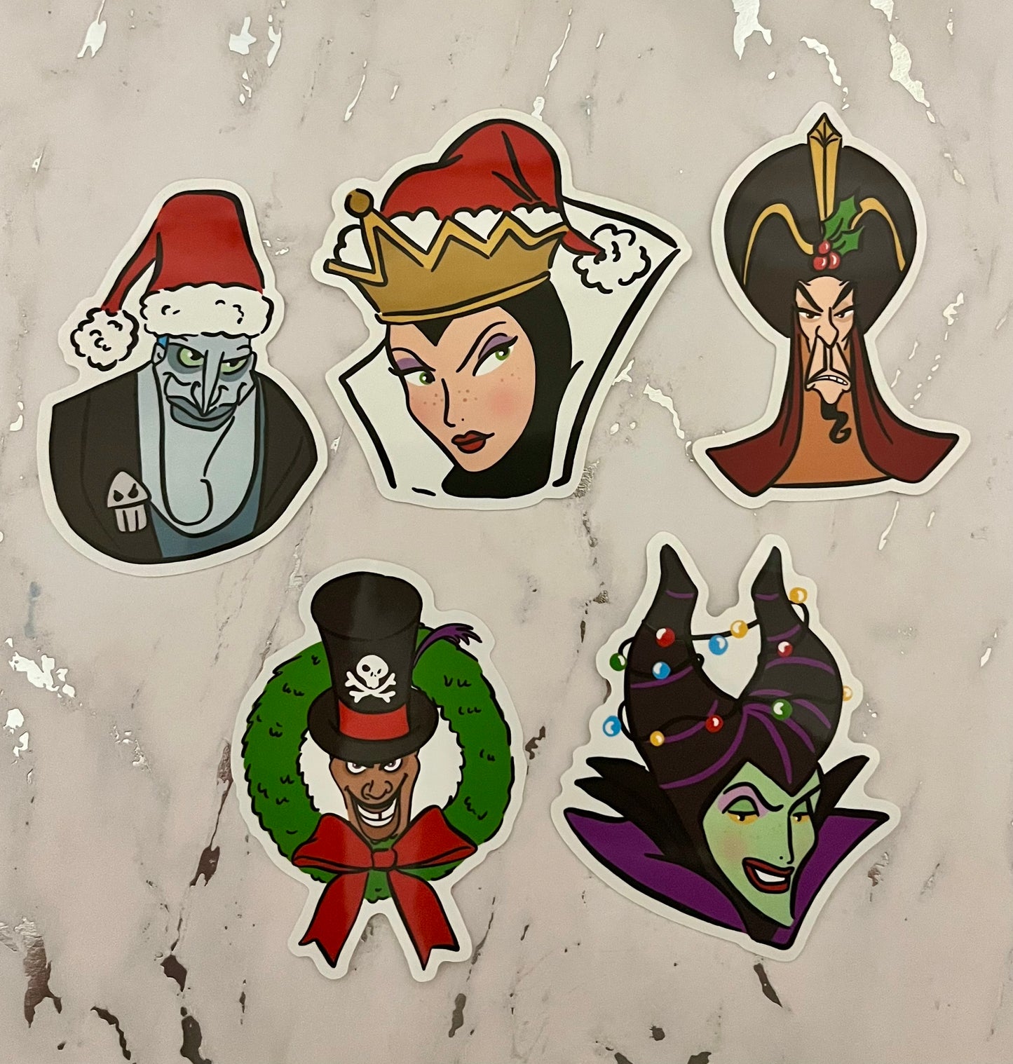 Villain Christmas Waterproof Vinyl Sticker