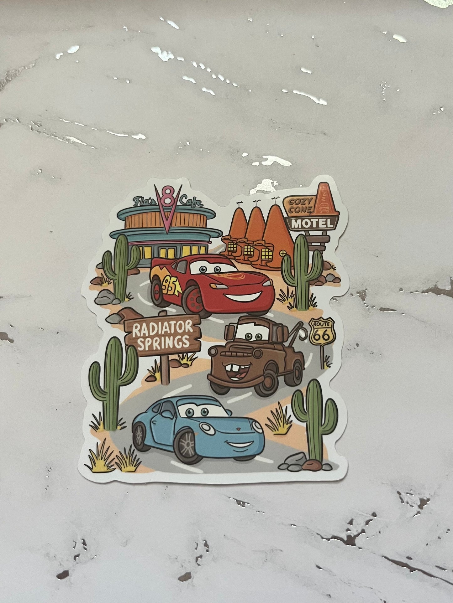 R. Springs Waterproof Vinyl Sticker