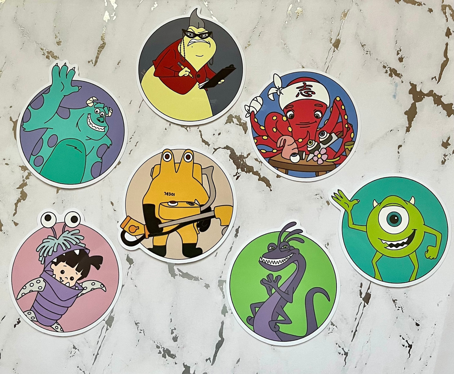 Monsters Waterproof Vinyl Sticker
