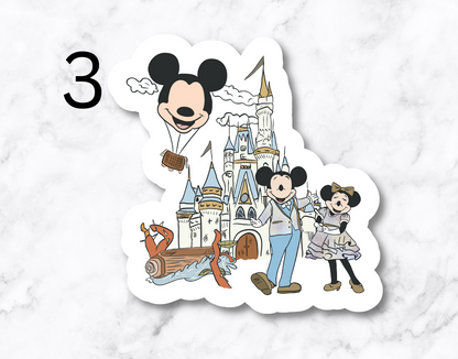 Magical Parks (set of 4 stickers)