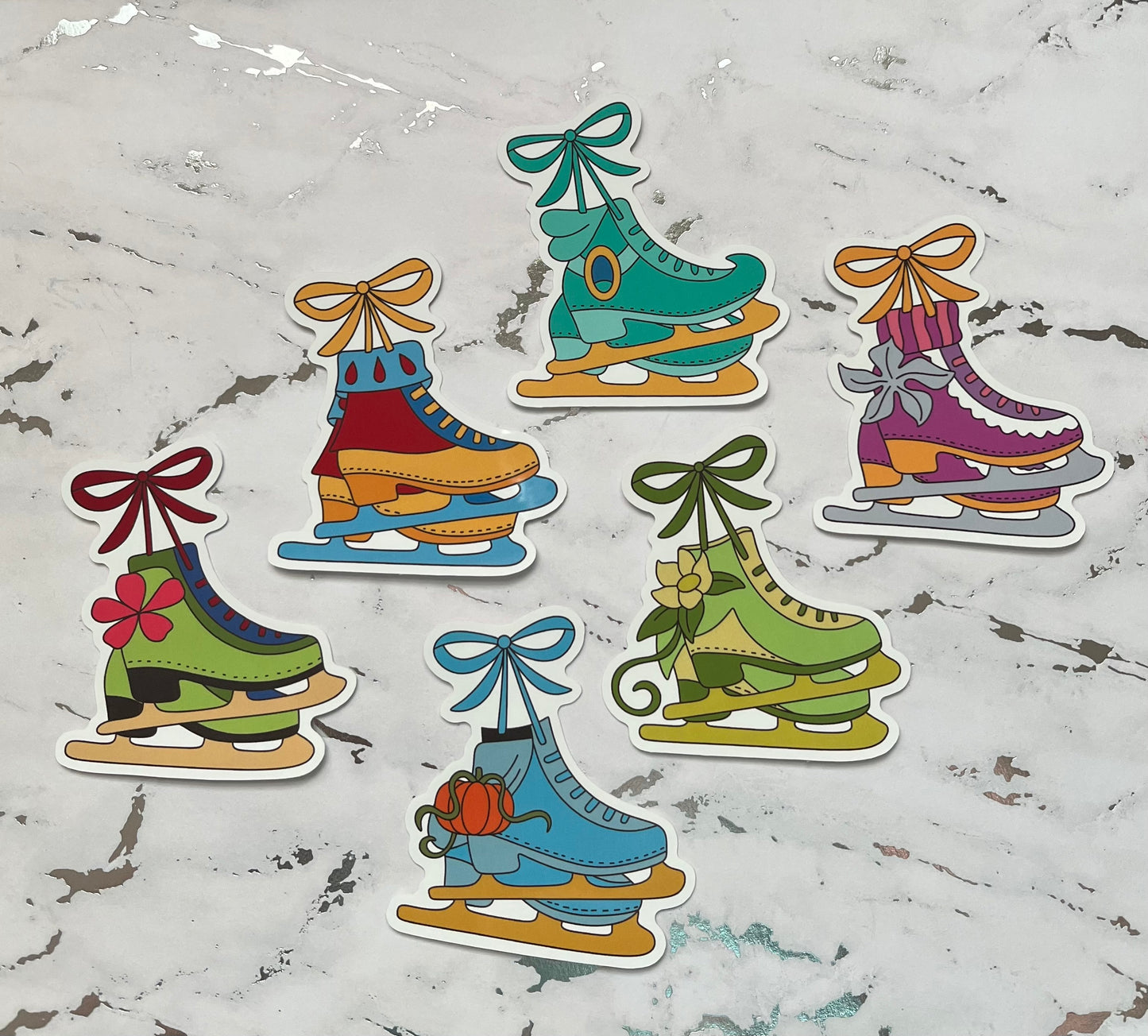 Princess Skates Waterproof Vinyl Sticker