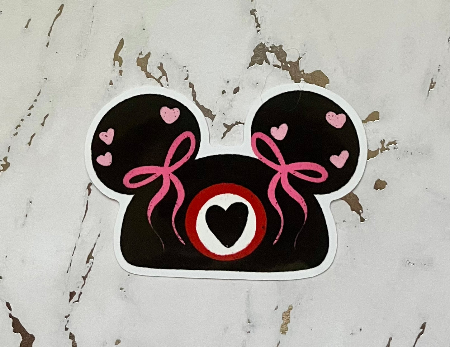 Mouse Love Waterproof Vinyl Sticker