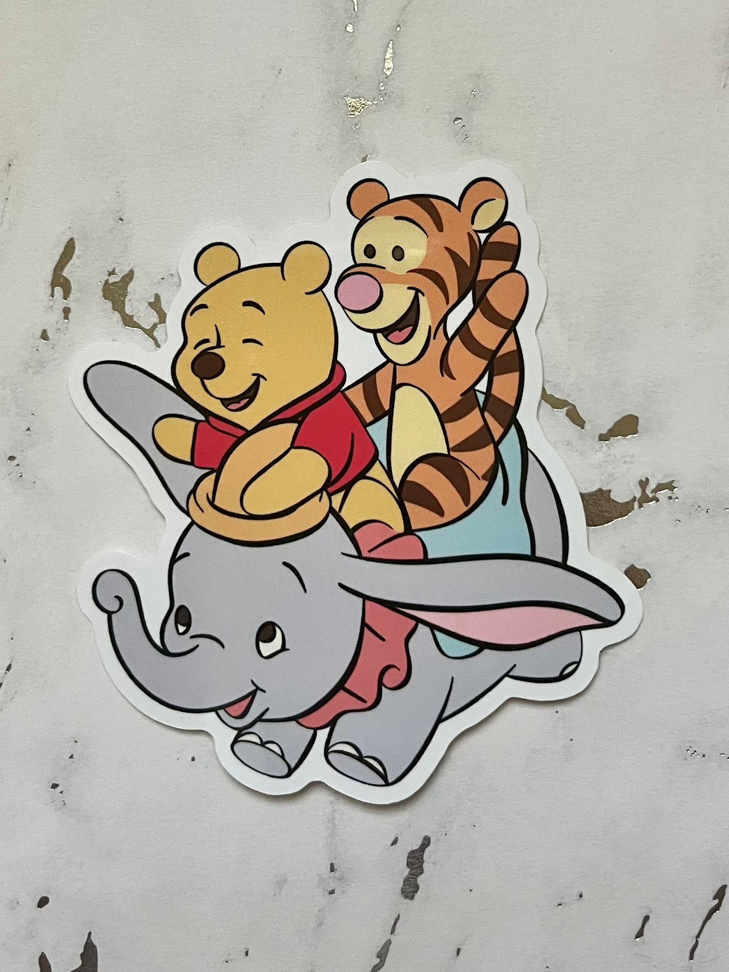 Elephant Ride Waterproof Vinyl Sticker