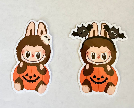 Spooky Lafufu Waterproof Vinyl Sticker