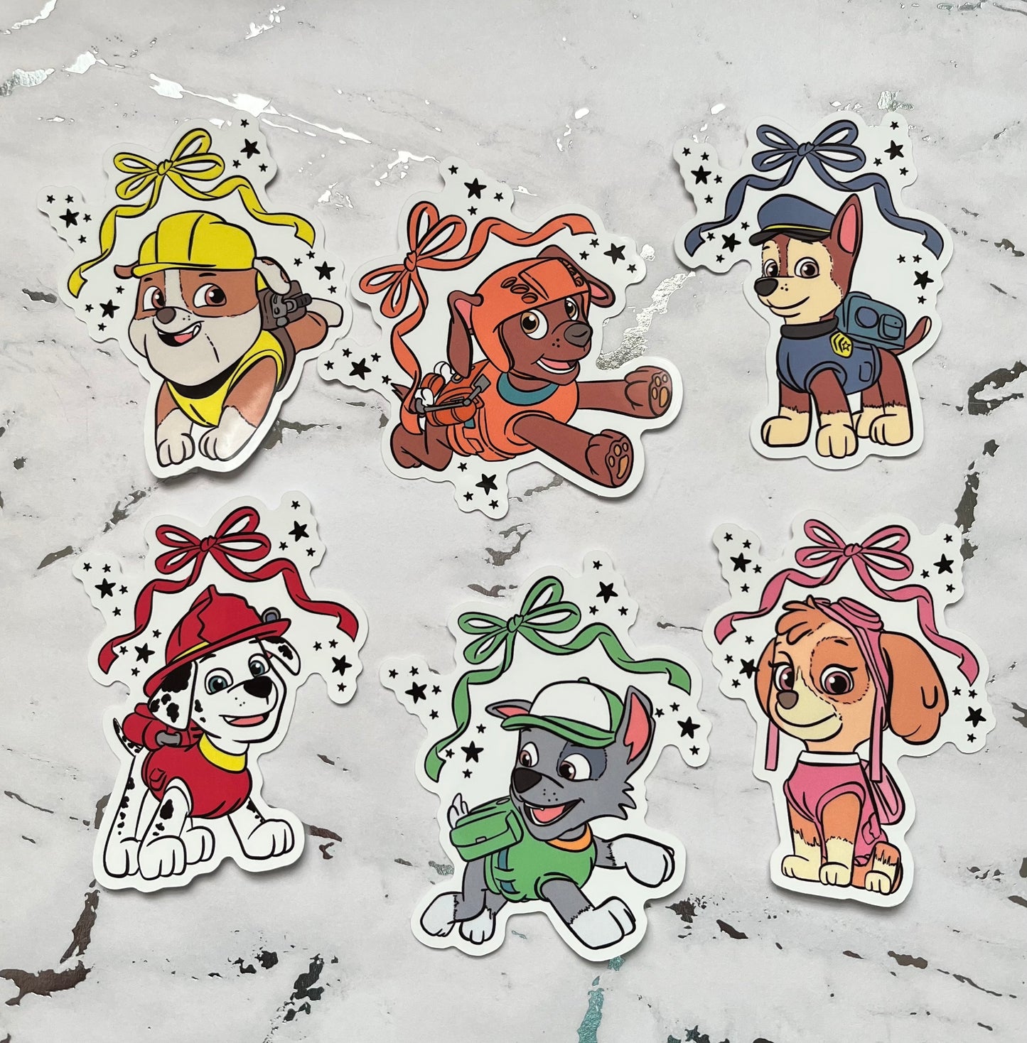 Hero Pups - Bows Waterproof Vinyl Sticker
