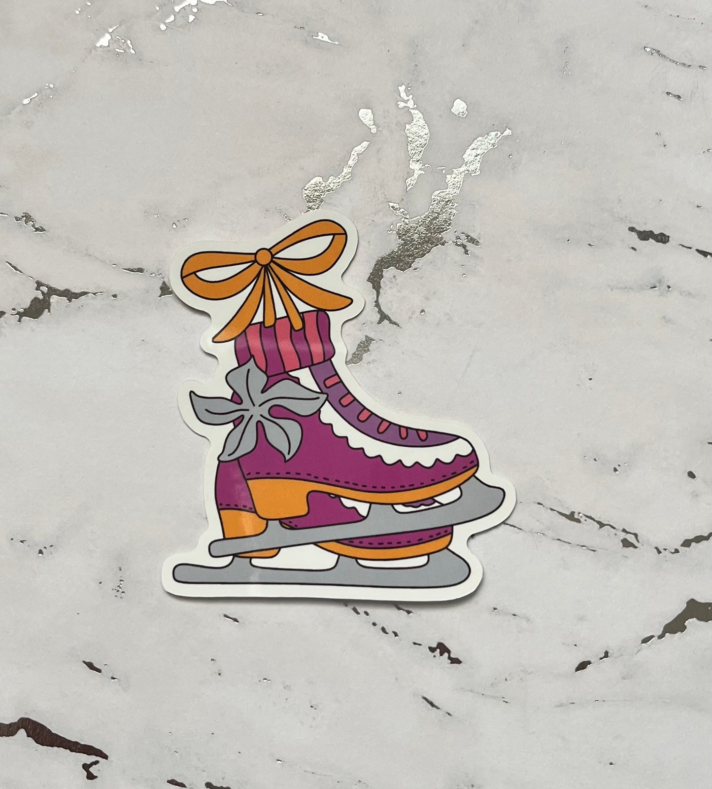 Princess Skates Waterproof Vinyl Sticker