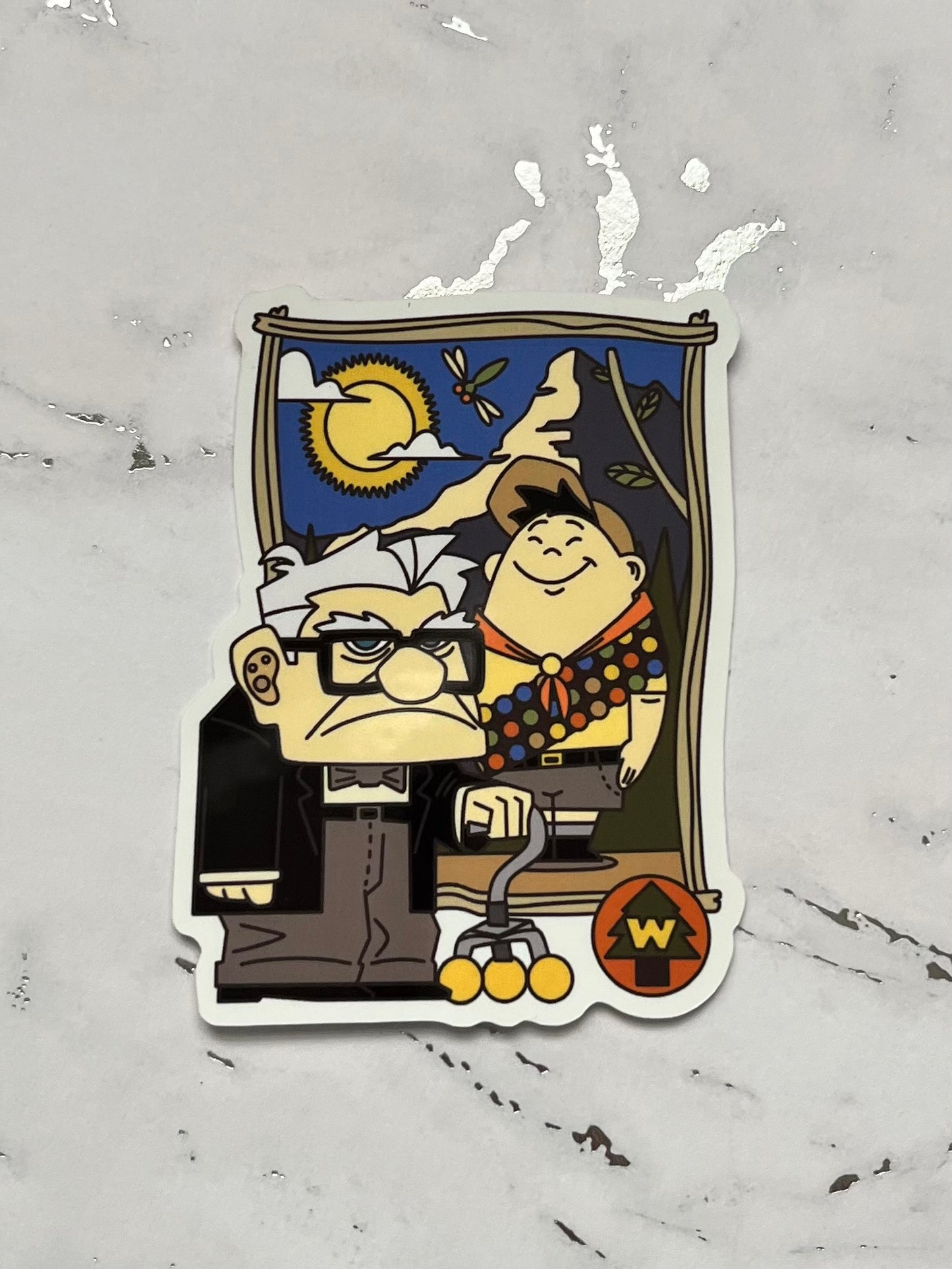 UP Waterproof Vinyl Sticker