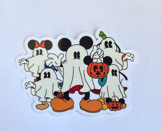 Mouse Ghost Gang Waterproof Vinyl Sticker