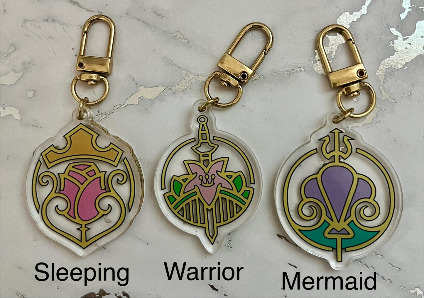 Princess Icon Acrylic Keychain