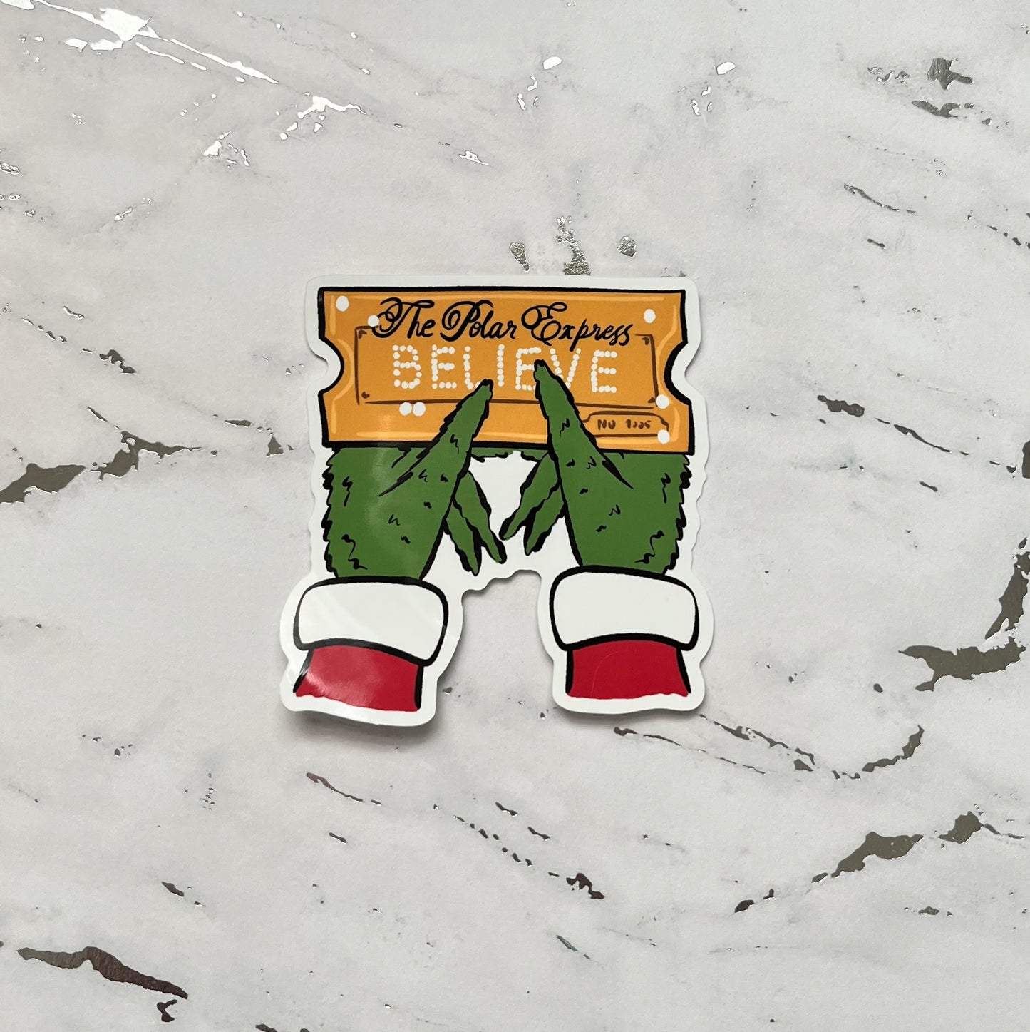 Believe Waterproof Vinyl Sticker