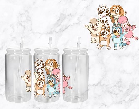 Pups & Friends Plastic Jar