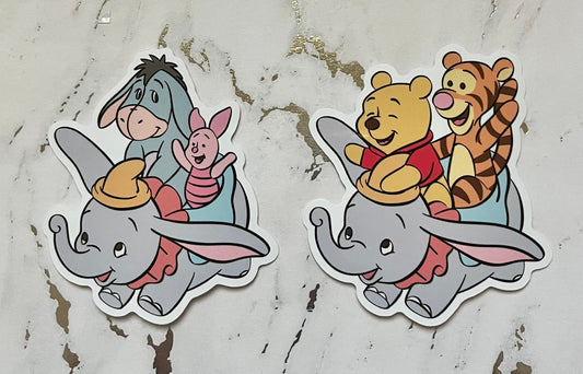 Elephant Ride Waterproof Vinyl Sticker