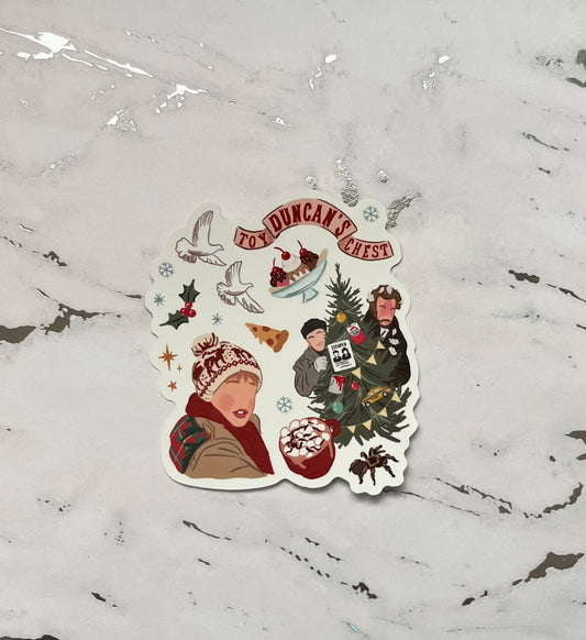 Alone at Home Waterproof Vinyl Sticker