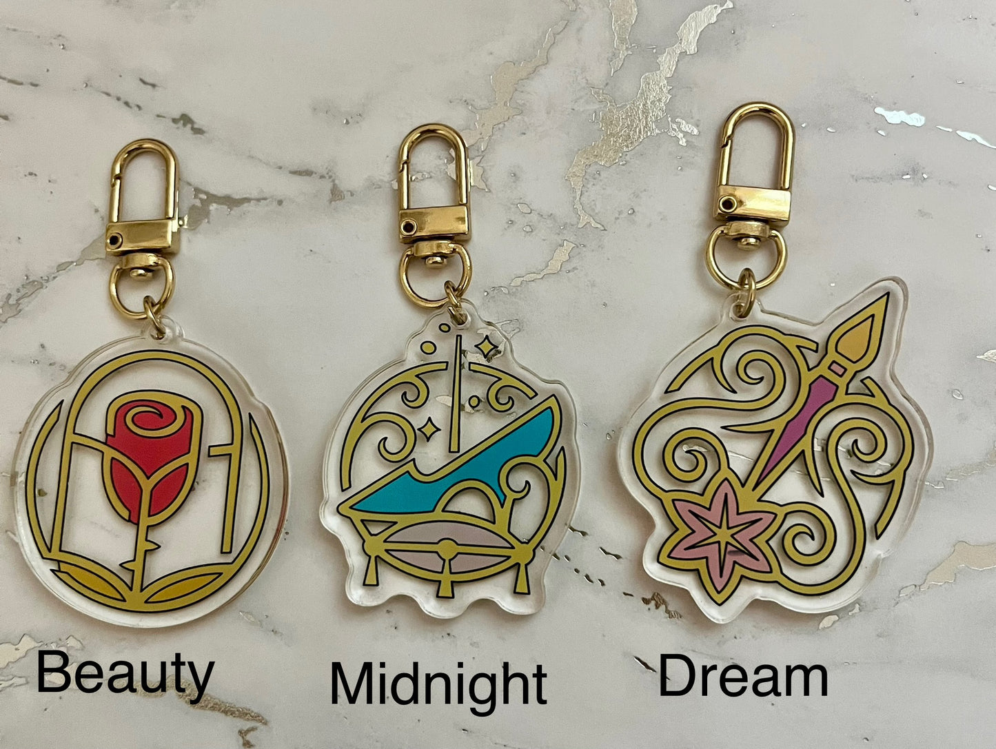 Princess Icon Acrylic Keychain