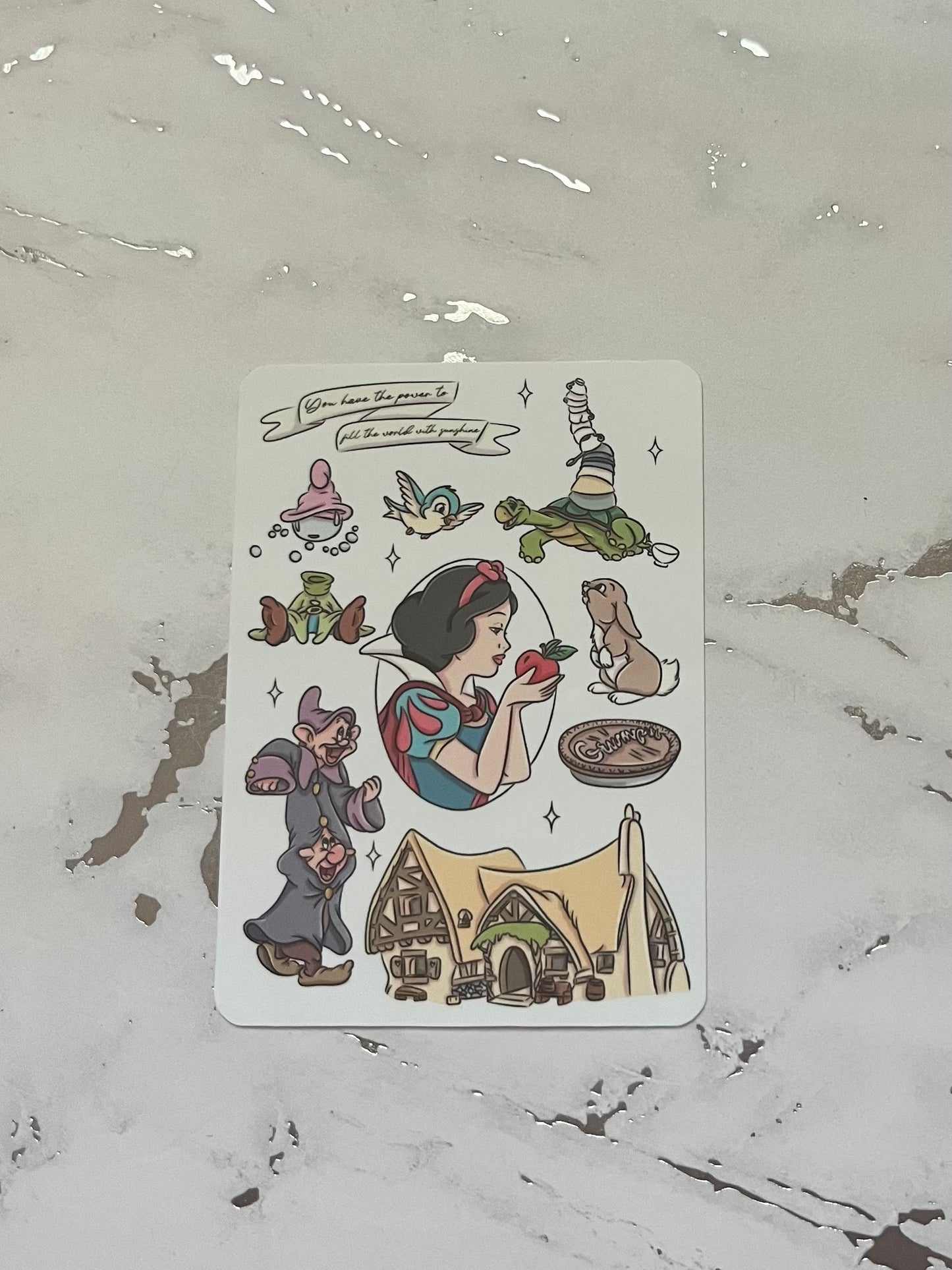 Snow Waterproof Vinyl Sticker