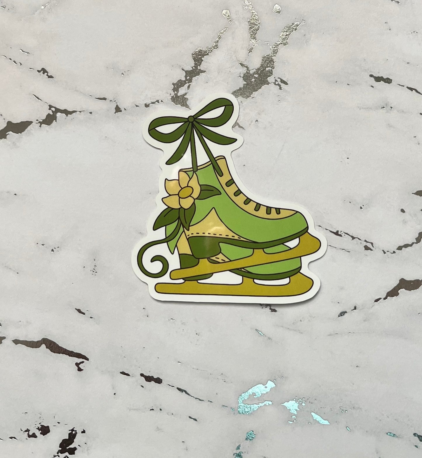 Princess Skates Waterproof Vinyl Sticker