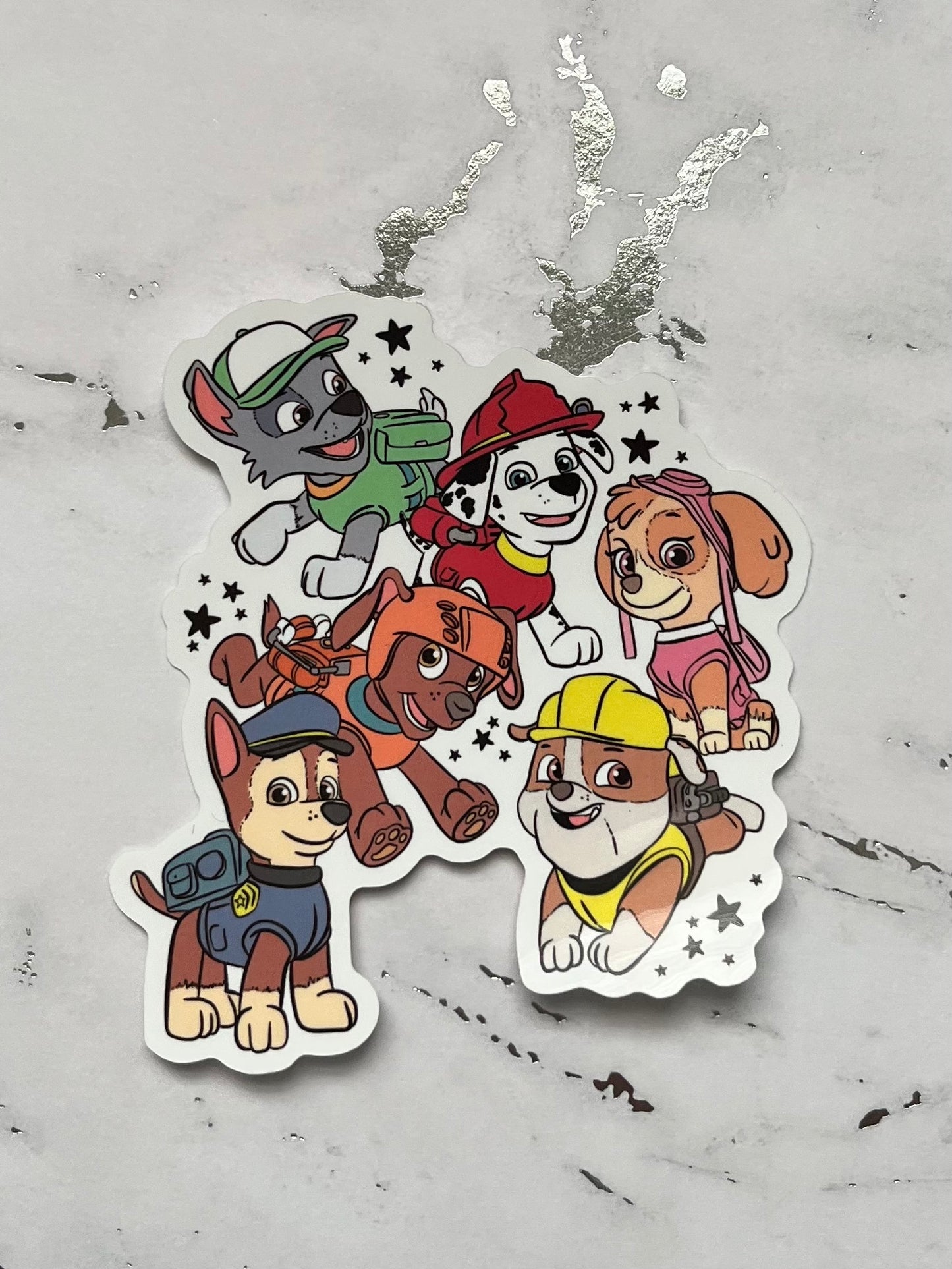 Hero Pups - Group Waterproof Vinyl Sticker