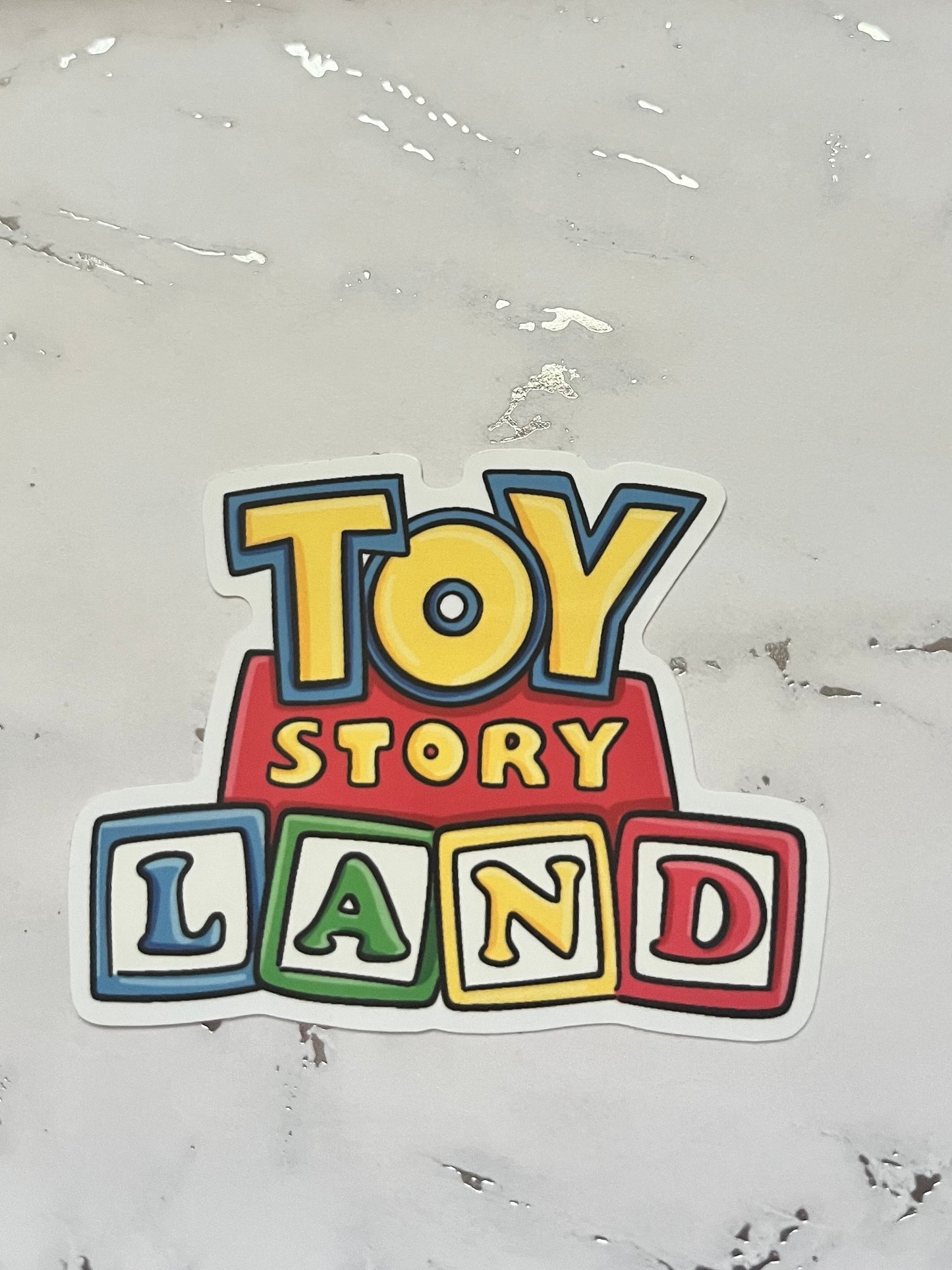 Toys at the Park Waterproof Vinyl Sticker