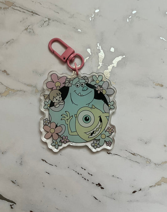 Monsters Trio Acrylic Keychain