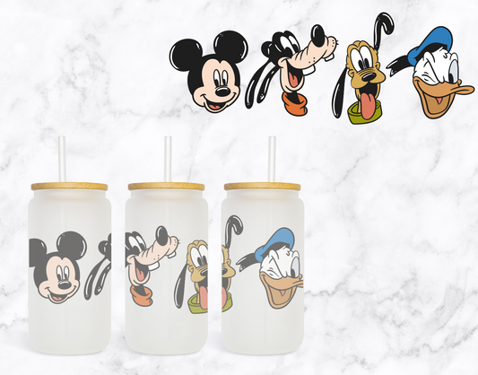 Mouse & Friends - The Boys Glass Cup