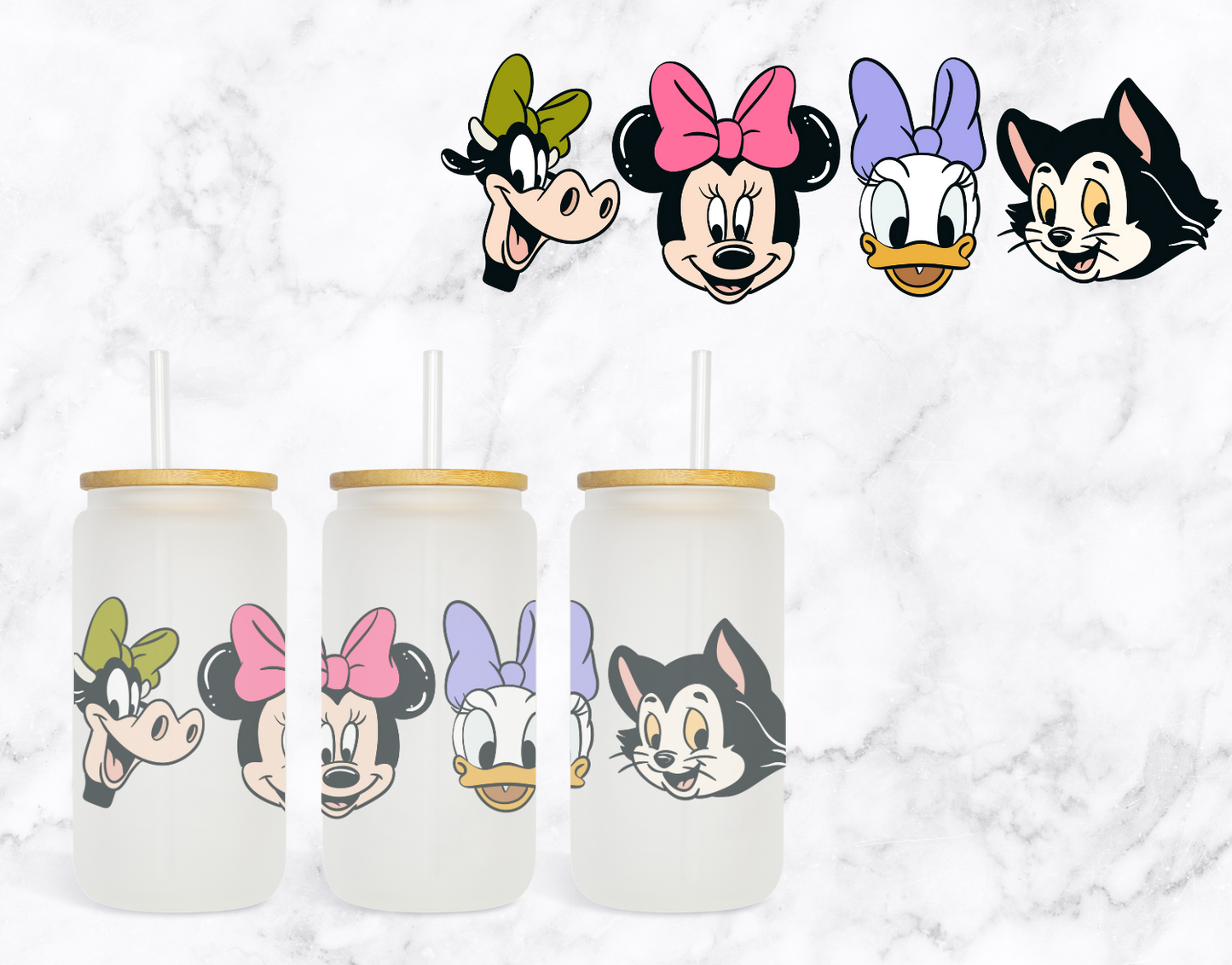 Mouse & Friends - The Girls Glass Cup