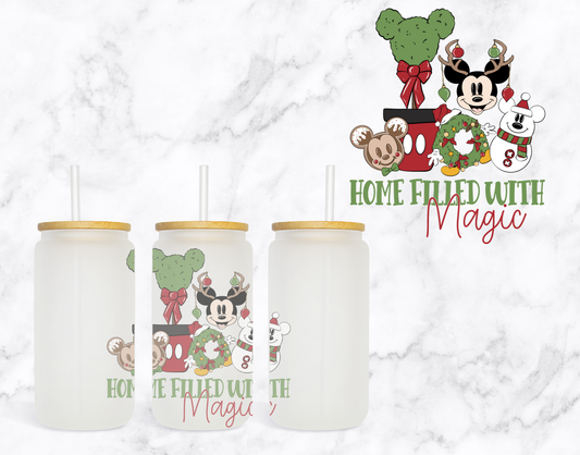 Magic Holiday Glass Cup