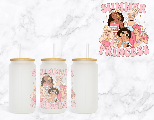 Summer Princess Glass Cup