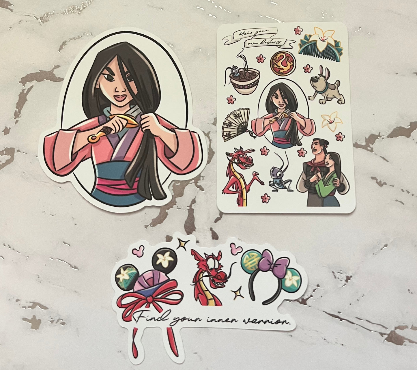 Warrior Waterproof Vinyl Sticker