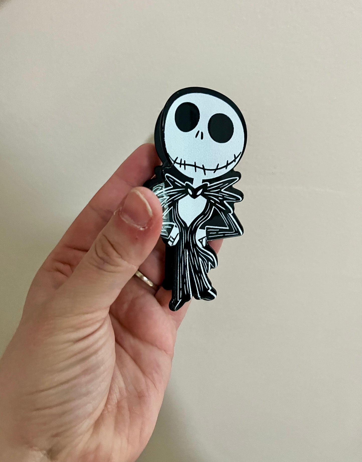 J Skeleton Hair Clip