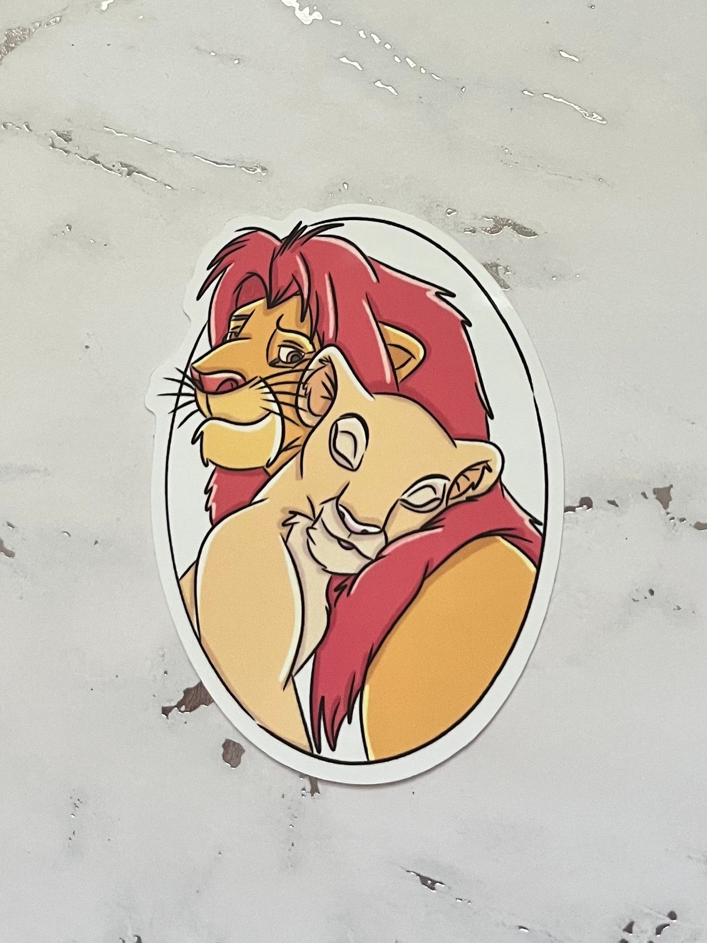 Lion Waterproof Vinyl Sticker