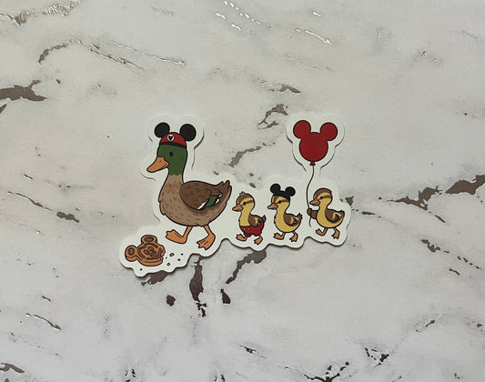 Magic Ducks Waterproof Vinyl Sticker