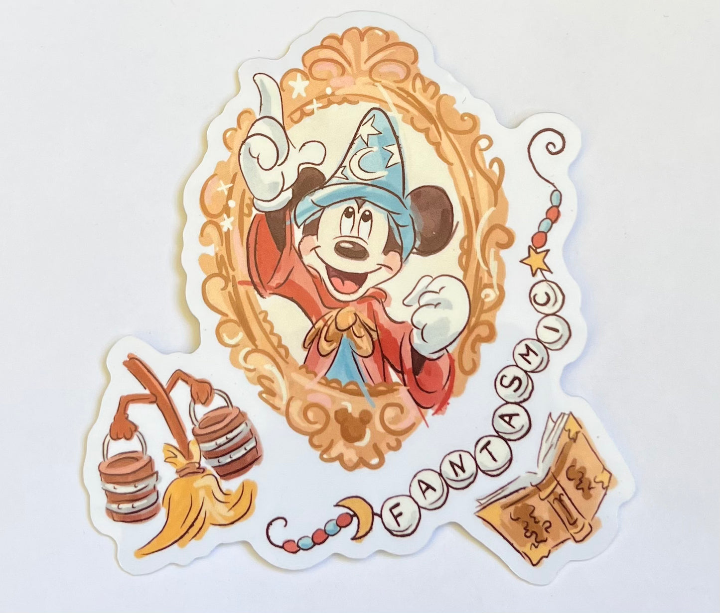 Sorcerer Mouse Waterproof Vinyl Sticker