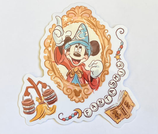 Sorcerer Mouse Waterproof Vinyl Sticker