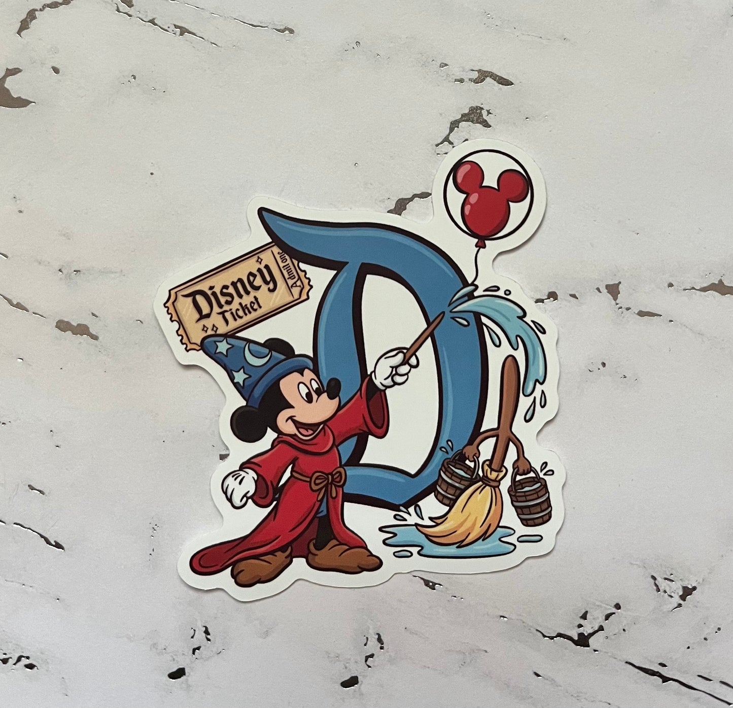 Admit One Waterproof Vinyl Sticker