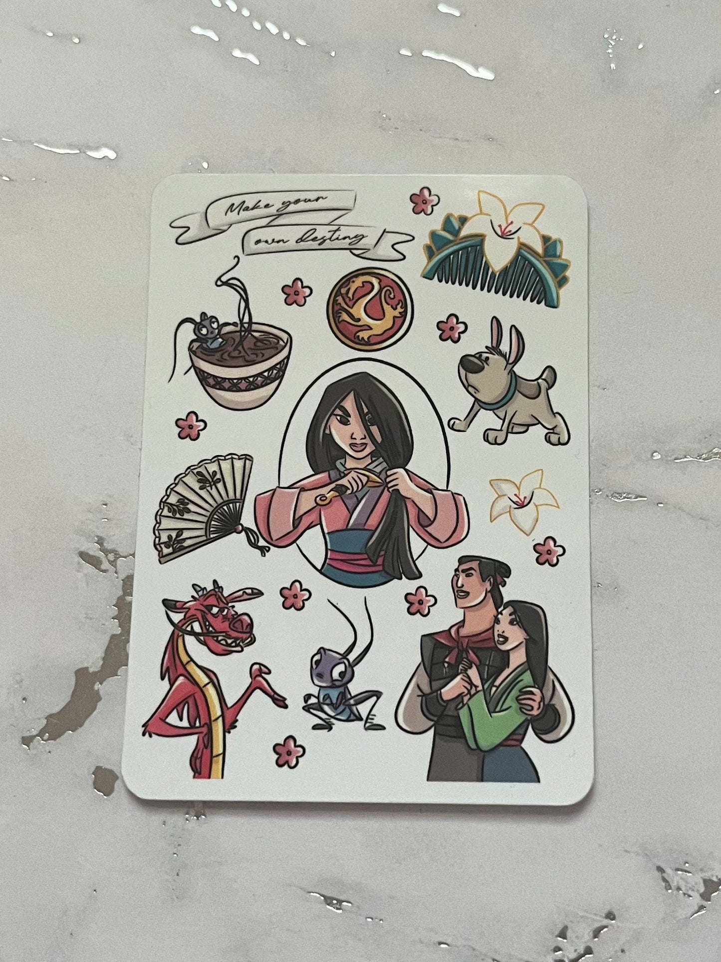 Warrior Waterproof Vinyl Sticker