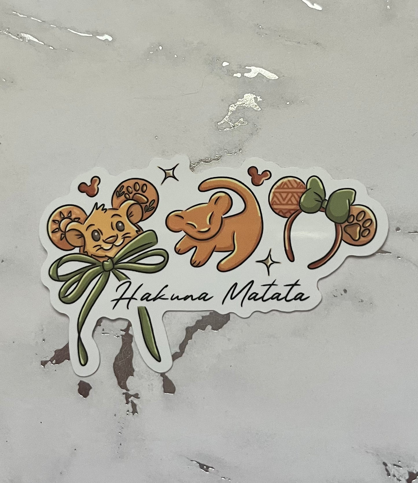 Lion Waterproof Vinyl Sticker